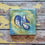 Thumbnail: Seashell Canvas Art | Mussel Shell Painting | 6x6 inches