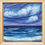 Thumbnail: "Winter Skies" | Seascape Canvas Art | Coastal Painting | 6x6 inches