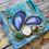 Thumbnail: Seashell Canvas Art | Mussel Shell Painting | 6x6 inches