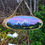 Thumbnail: Hand-Painted Wood Slice Ornament – Snow-Capped Mountain Landscape | Rustic Art