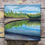 Thumbnail: "A Place for Reflection" | Seascape Original Canvas Art | Coastal Painting | 8x8