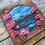 Thumbnail: Moonlit Fjord in Bloom – Hand-Painted Wood Art | Coastal Landscape Painting