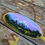 Thumbnail: Hand-Painted Wood Slice Ornament – Snow-Capped Mountain Landscape | Rustic Art