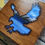 Thumbnail: Eagle Silhouette Painting | Wildlife Art | Landscape Painting on Wood | 8×8