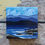 Thumbnail: Miniature Seascape Painting | Magnetic Canvas Original Art | 2.5x2.5 inches