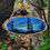 Thumbnail: Miniature Wood Slice Landscape Painting | Forest Silhouette at Dusk