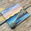 Thumbnail: Miniature Seascape Painting | Magnetic Canvas Original Art | 2.5x2.5 inches