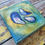 Thumbnail: Seashell Canvas Art | Mussel Shell Painting | 6x6 inches