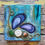 Thumbnail: Seashell Canvas Art | Mussel Shell Painting | 6x6 inches