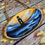 Thumbnail: Hand-Painted Wood Slice Ornament – Lighthouse at Dusk | Coastal Nautical Decor
