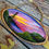 Thumbnail: Miniature Wood Slice Seascape Painting | Original Sunset Painting on Woo