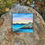 Thumbnail: Miniature Seascape Painting | Magnetic Canvas Original Art | 2.5x2.5 inches