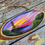 Thumbnail: Miniature Wood Slice Seascape Painting | Original Sunset Painting on Woo
