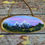 Thumbnail: Hand-Painted Wood Slice Ornament – Snow-Capped Mountain Landscape | Rustic Art