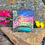 Thumbnail: Miniature Garden Canvas Magnet Painting | 2.5x2.5 inches | Original Art