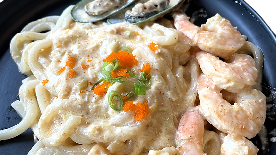 Spicy Seafood Cream Udon