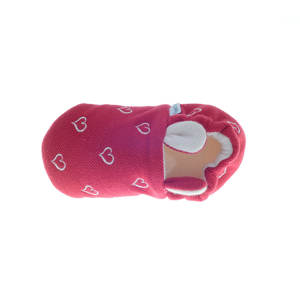 Miniature : FreeSure 241168 Kırmızı Kız Bebek Ayak Anatomisine Uygun Kaymaz Ayakkabı
