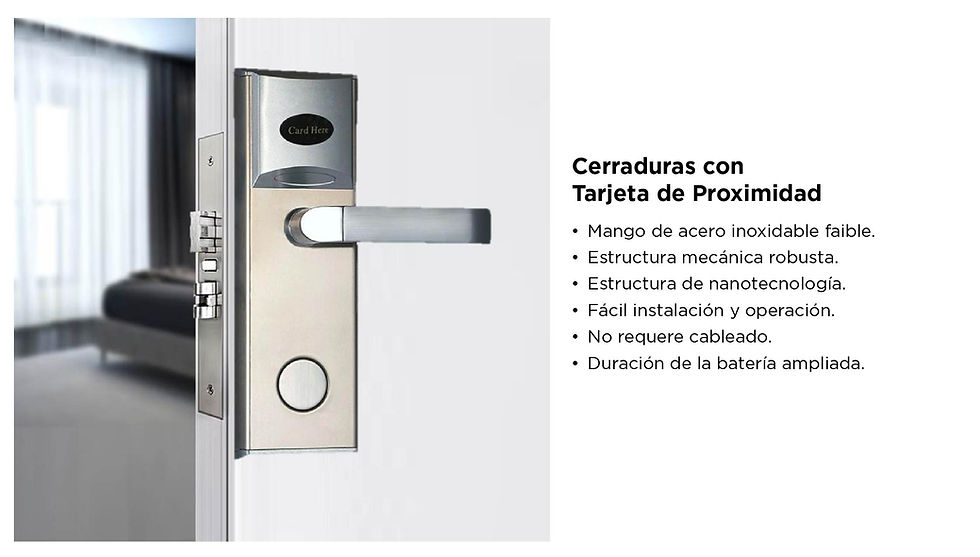 Miniatura: Cerradura con lector de RFID (Tarjeta)