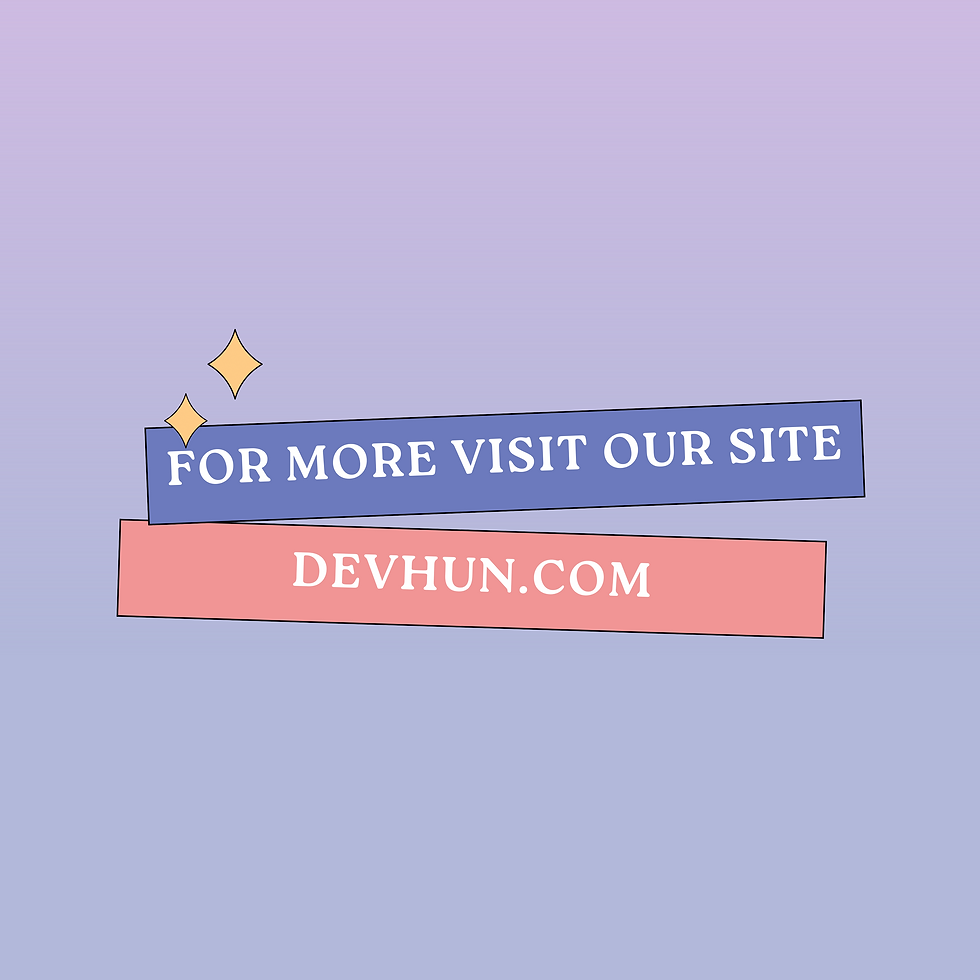 For more, visit our website at devhun.com