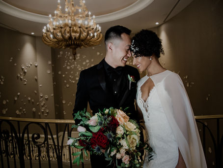 Moody, Elegant, Spring Wedding | Featured on Wedding Chicks!