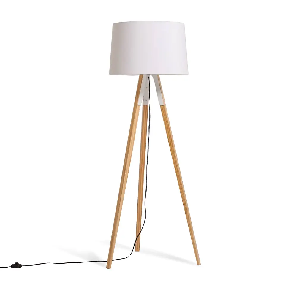 Wooden Floor Lamp