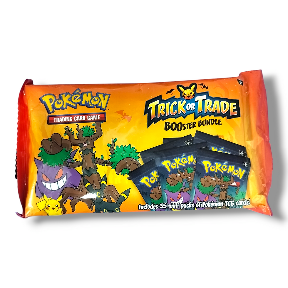 Pokémon TCG: Paquete BOOster Truco o Intercambio (2024) 35 paquetes de 6 c/u