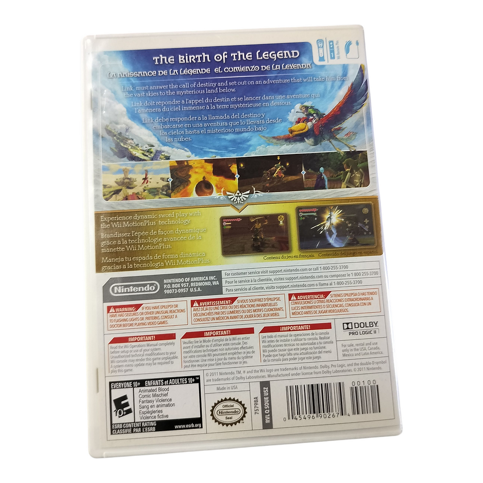 Miniatura: The Legend of Zelda: Skyward Sword (Wii) – Edición con CD orquestal sin juego 