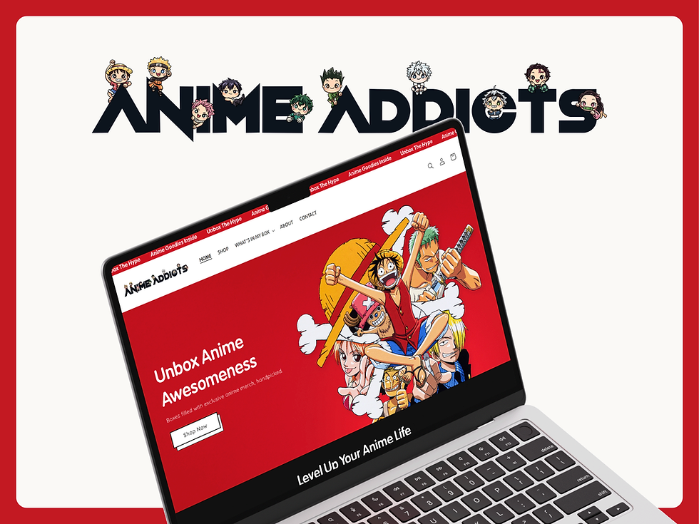 ANIME ADDICTS Website Thumbnail
