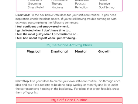 Worksheets For The Day and Self Sooth your way to happiness