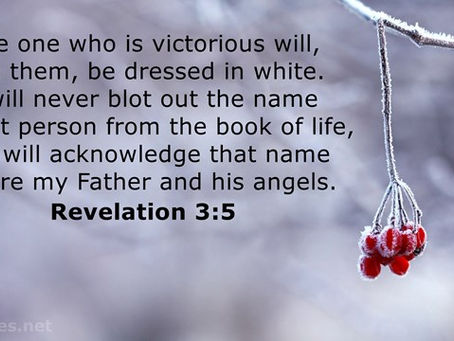 For in the Lambs Book of Life is our name many times for the pain we have endured; eternal life 4evr