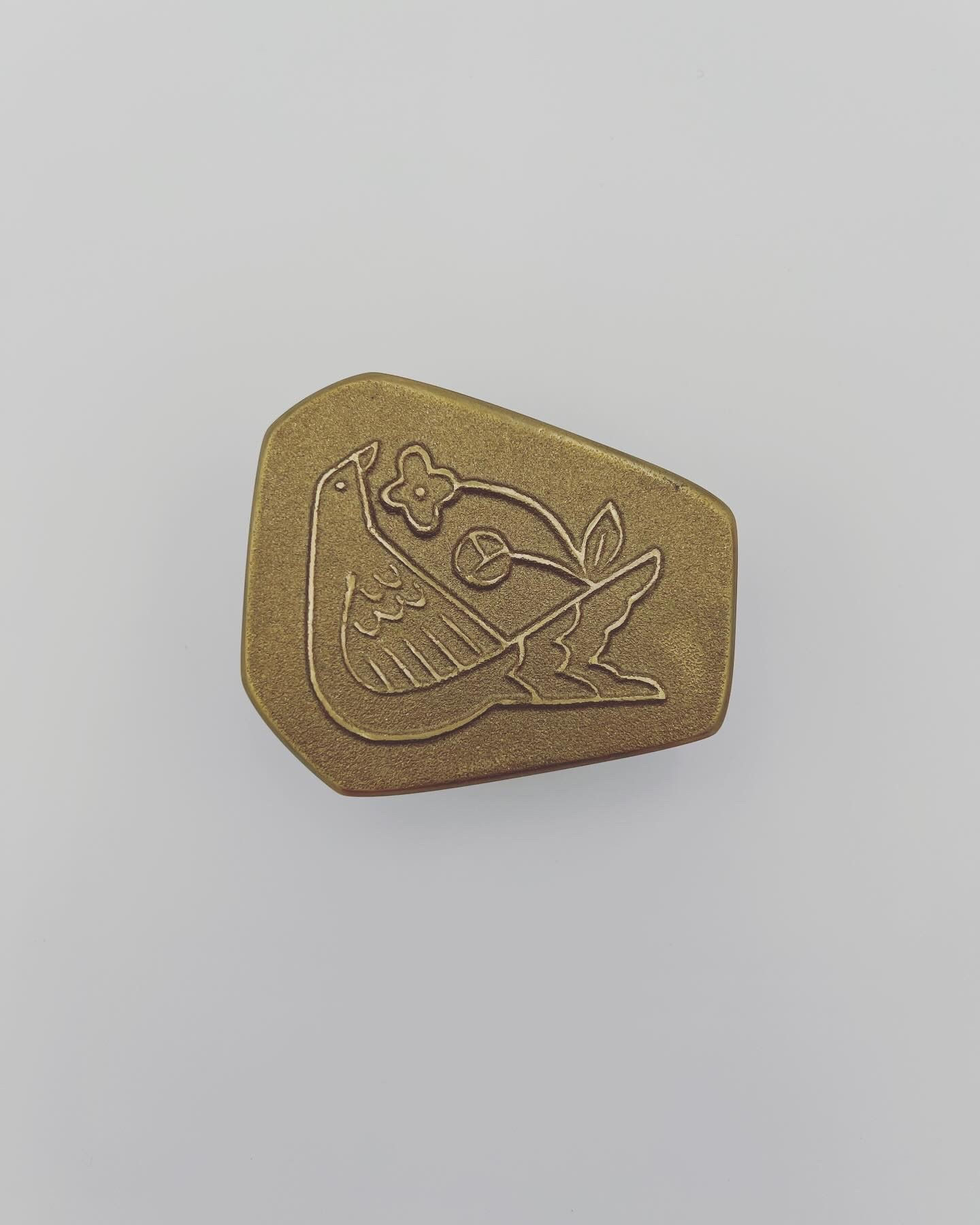 Small Molded Brass Box