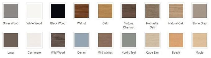sliding fitted wardrobes colour options