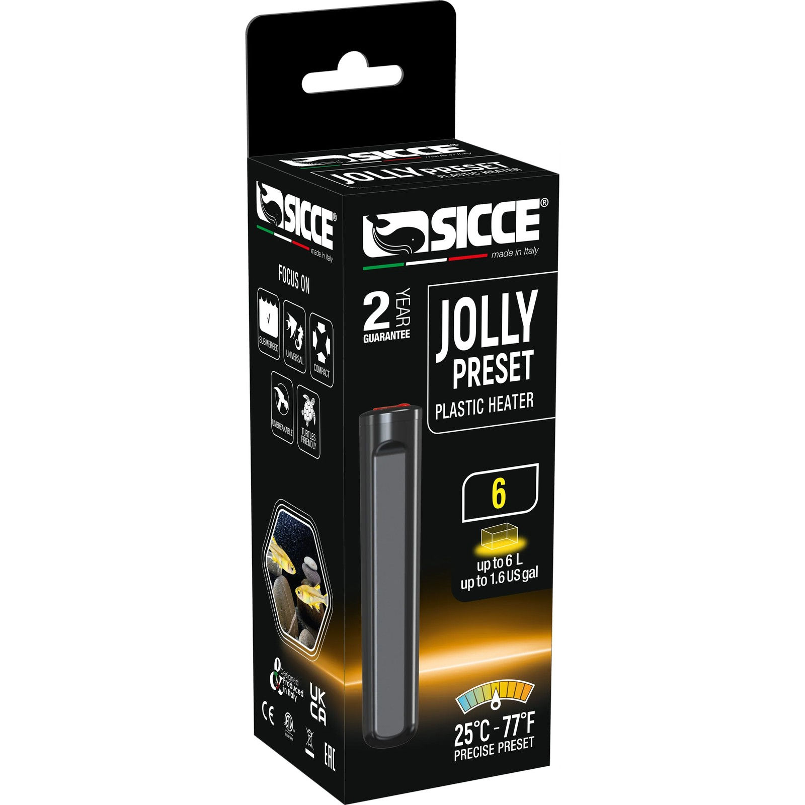 SICCE JOLLY PRESET HEATER 6 W
