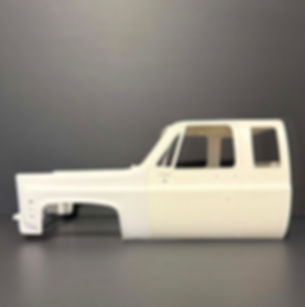 1973-80 extended cab square body 1/10 scale rc body