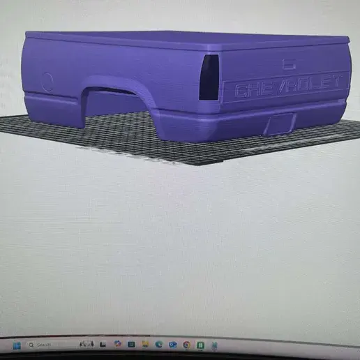 Thumbnail: obs short box fleet side bed only and parts stl files only