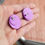 Thumbnail: Handmade polymer clay statement stud earrings 