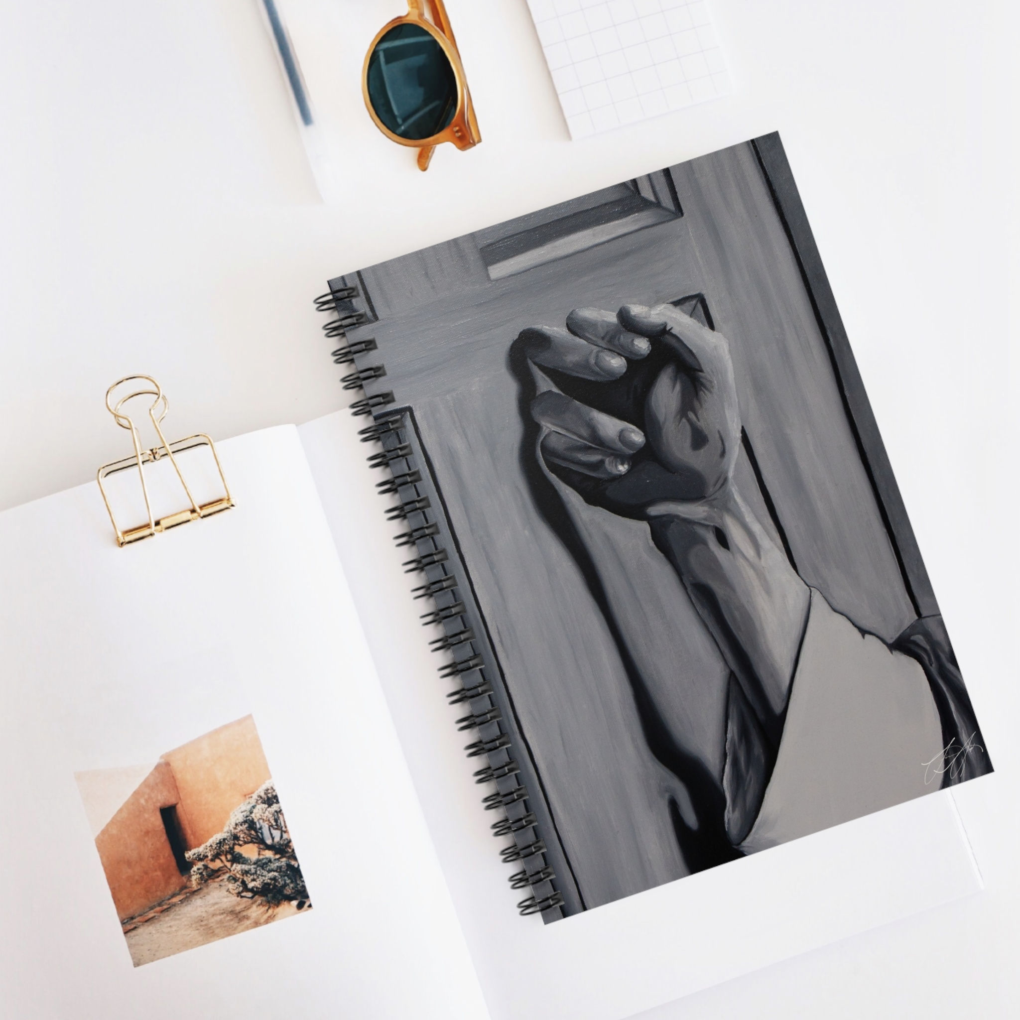 "He Knocks" Spiral Journal