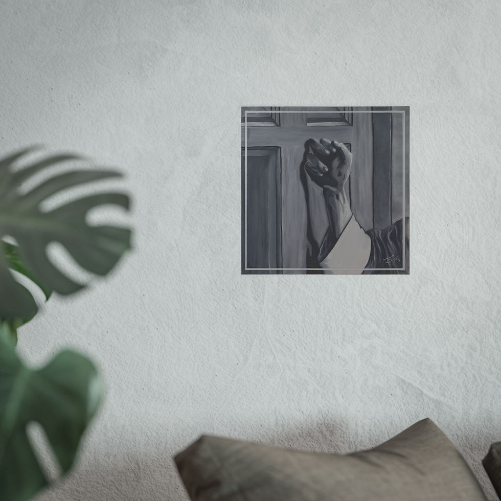 Thumbnail: “He Knocks” Poster Print