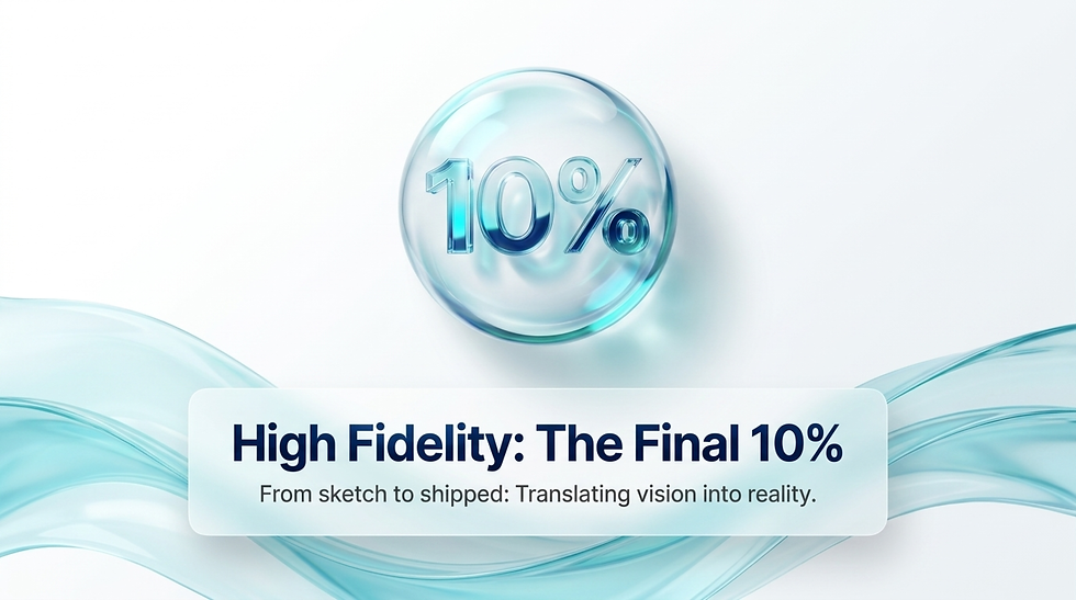 Design Any Product, Part 5: High Fidelity Designs (From Sketch to Shipped)