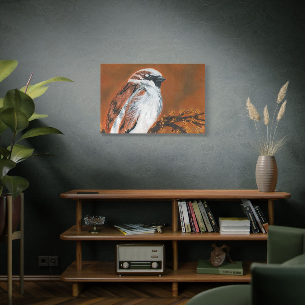 Thumbnail: "For The Sparrow" Canvas Print