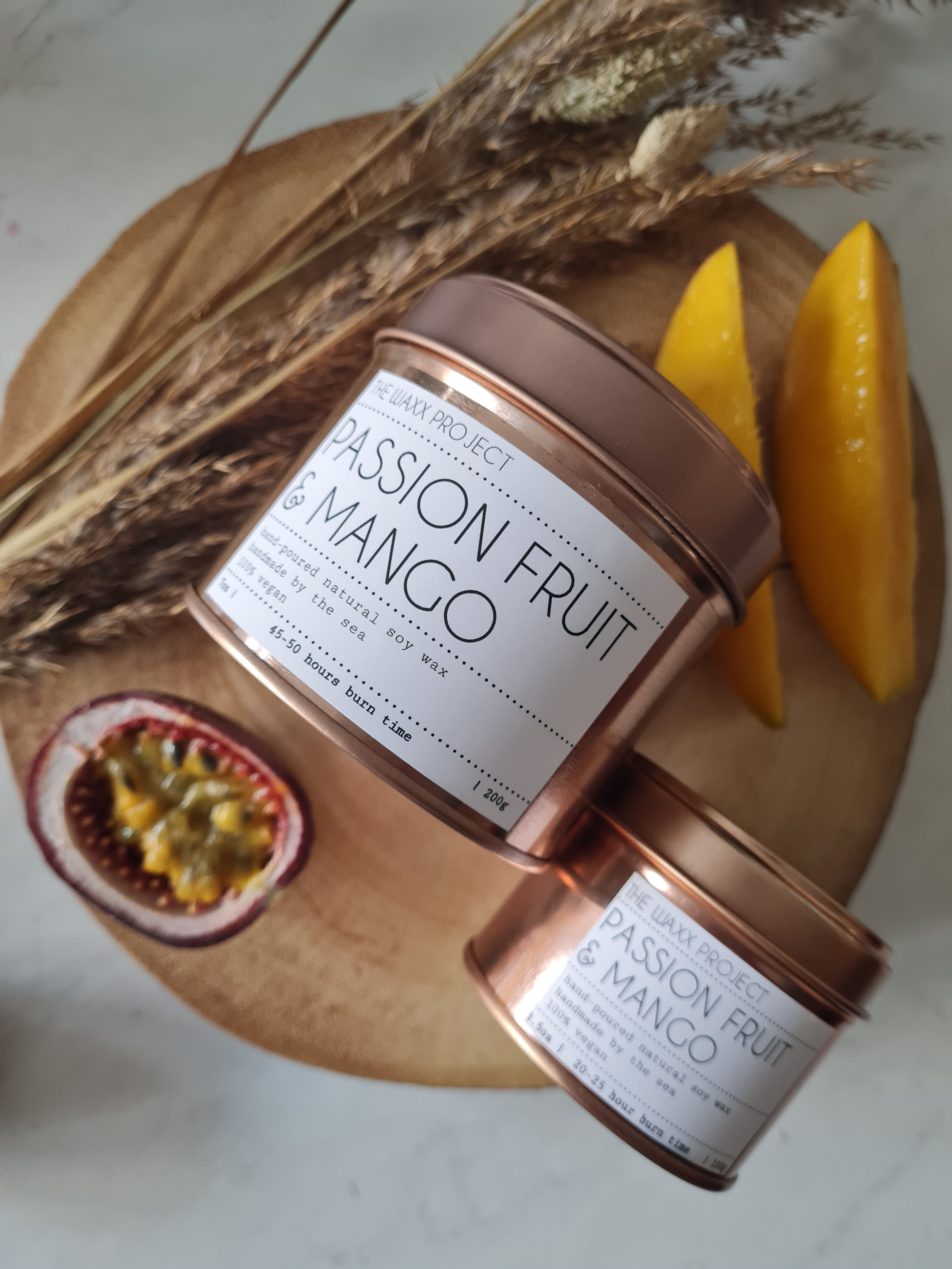 Small Rose Gold Candle Tin (3.5oz)