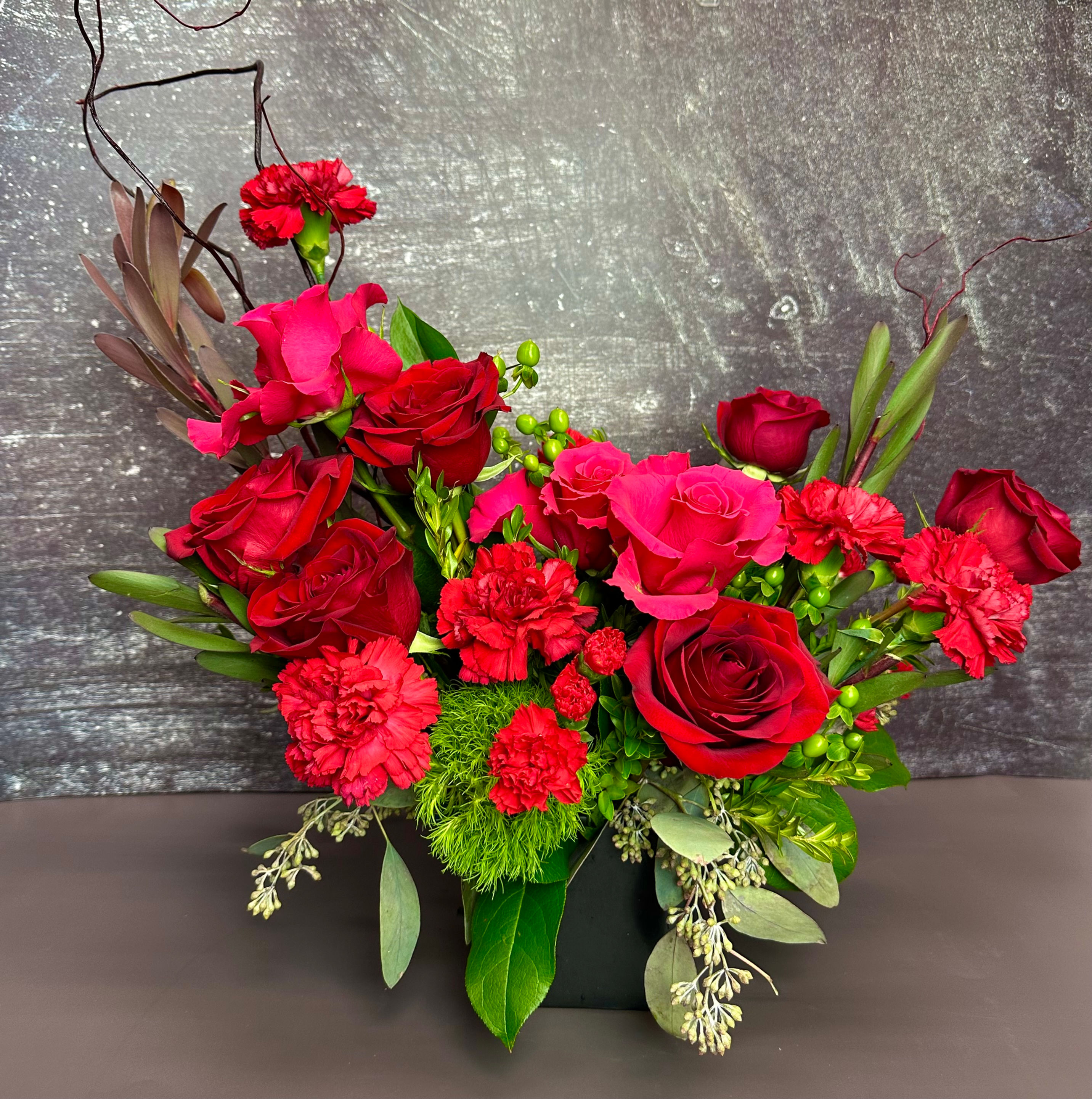 Love & Devotion - Valentines Flower Arrangement