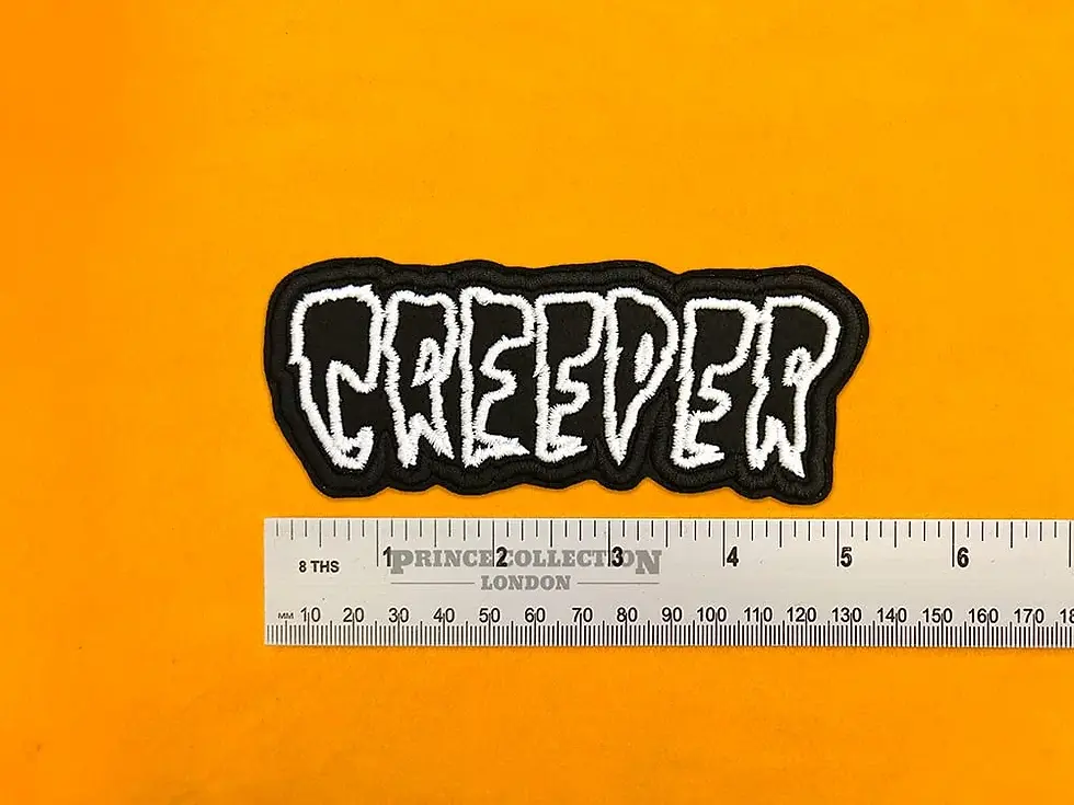 Thumbnail: Creeper embroidered rock band patch high quality polyester thread