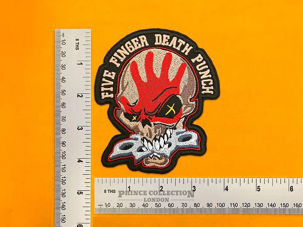 Thumbnail: Premium embroidered Five Finger Death Punch patch available in multiple sizes