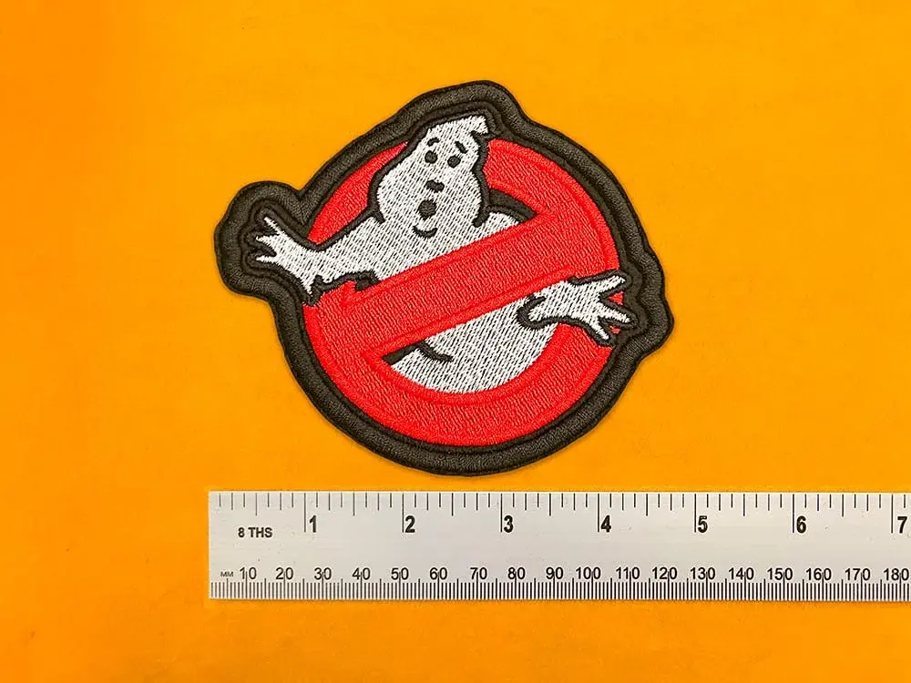 Premium embroidered Ghostbusters patch iron on or sew on