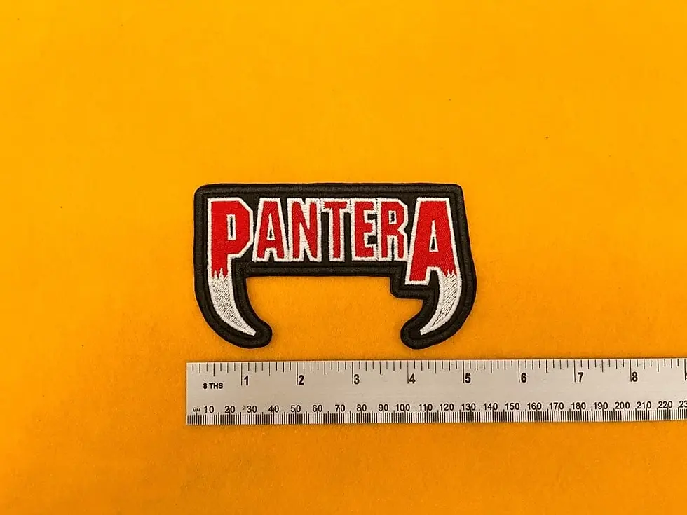 embroidered pantera patch