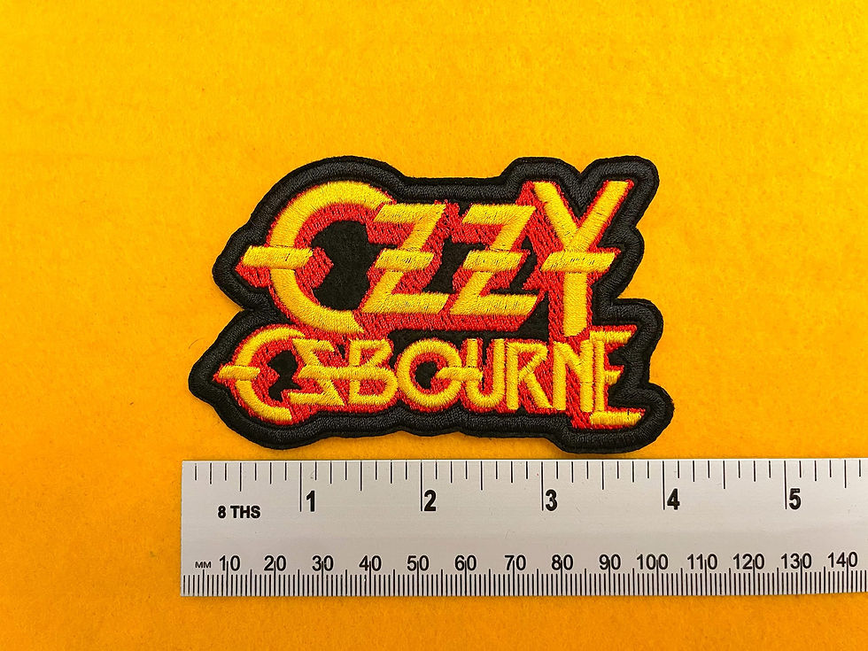 embroidered Ozzy Osbourne patch