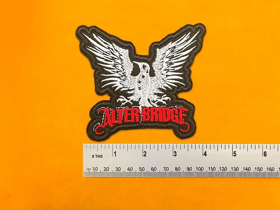 Premium embroidered Alter Bridge patch iron on or sew on