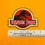 Thumbnail: Premium embroidered Jurassic Park patch iron on or sew on
