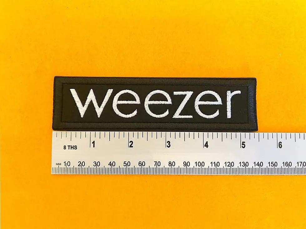 Thumbnail: Embroidered Weezer Patch